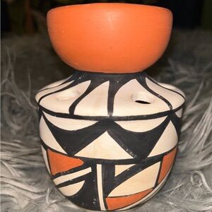 VTG Native American Acoma Pueblo Pottery From New Mexico By Feliz 1984